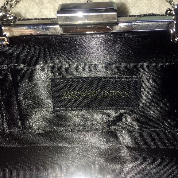 Reversible Sequined Clutch with Chain - Picture 7 of 7